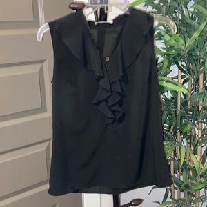 ⭐️Calvin Klein ruffled sleeveless blouse⭐️